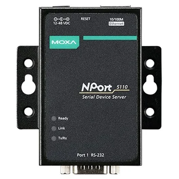 NPort 5110 1-портовый асинхронный сервер RS-232 в Ethernet MOXA NPort 5110 1-портовый асинхронный сервер RS-232 в Ethernet MOXA